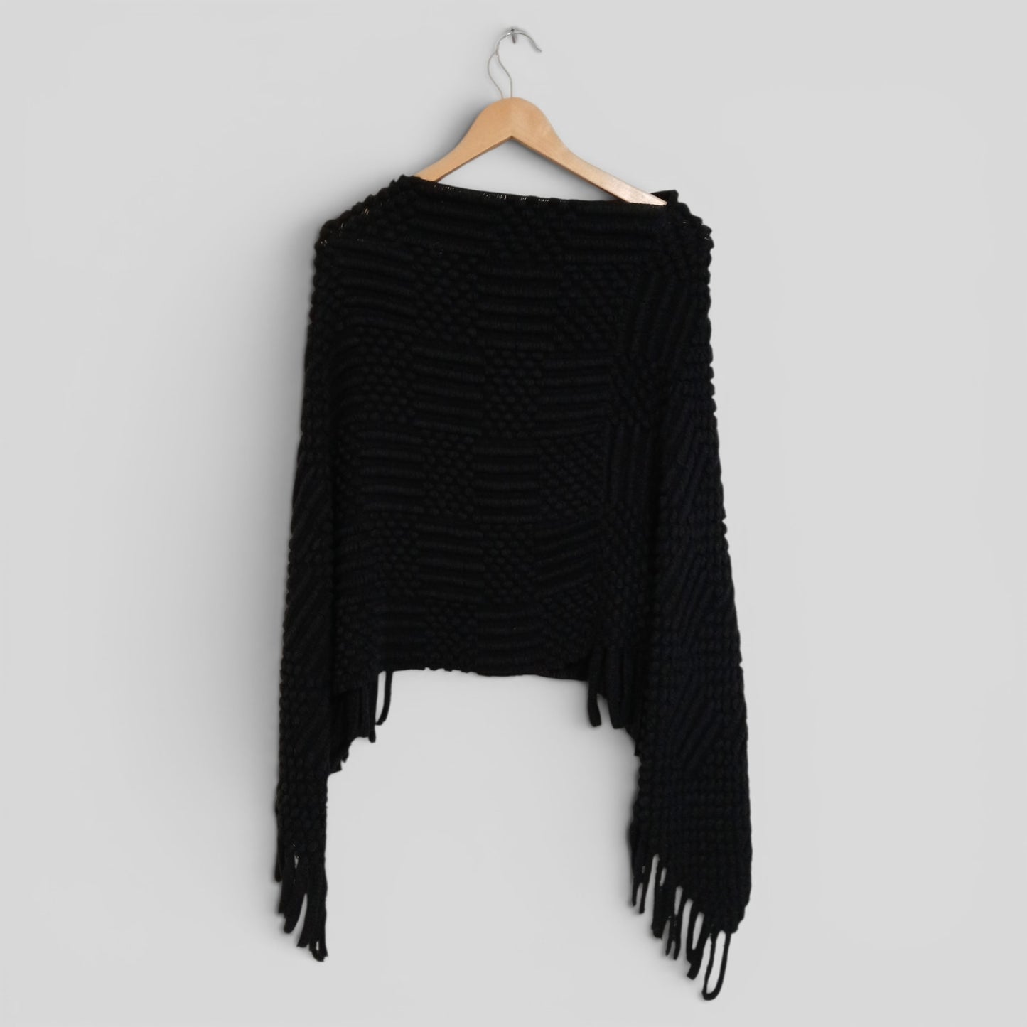 (L) Black Shawl