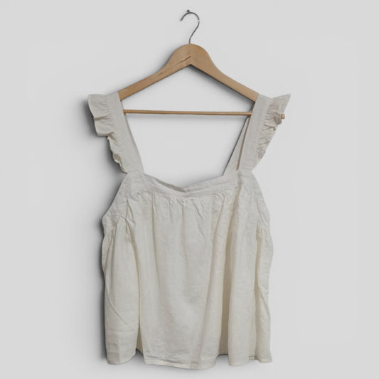 (XL) Cotton On Body | White Blouse