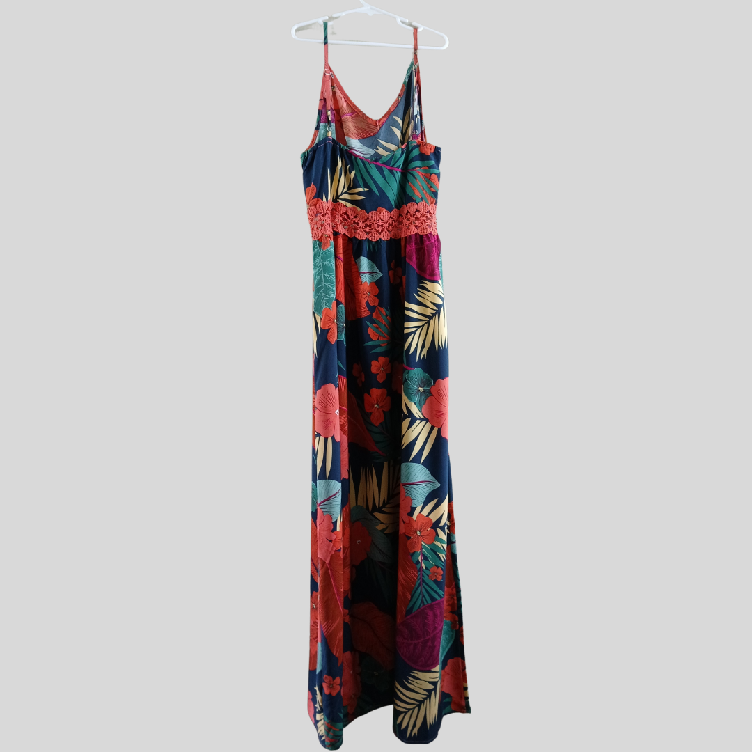 (L) Tropical Maxi Dress