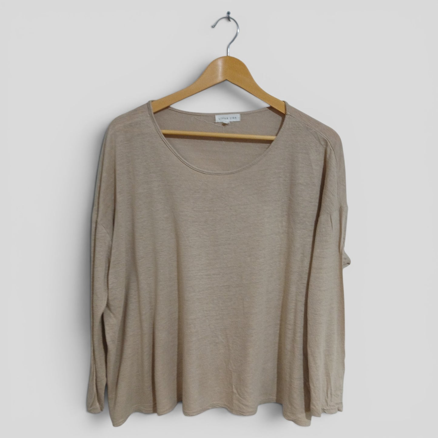 (L) Little Lies | Beige Blouse