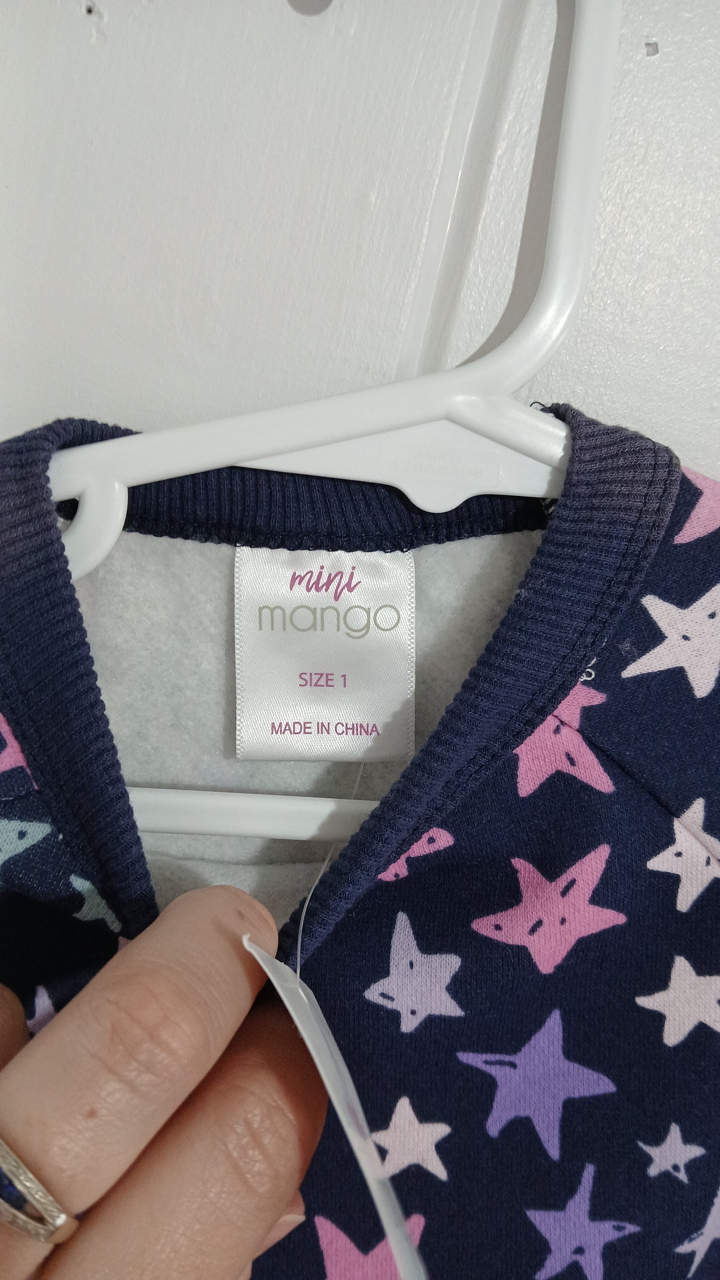 (1) BNWT | Mini Mango | Star Jumper Dress