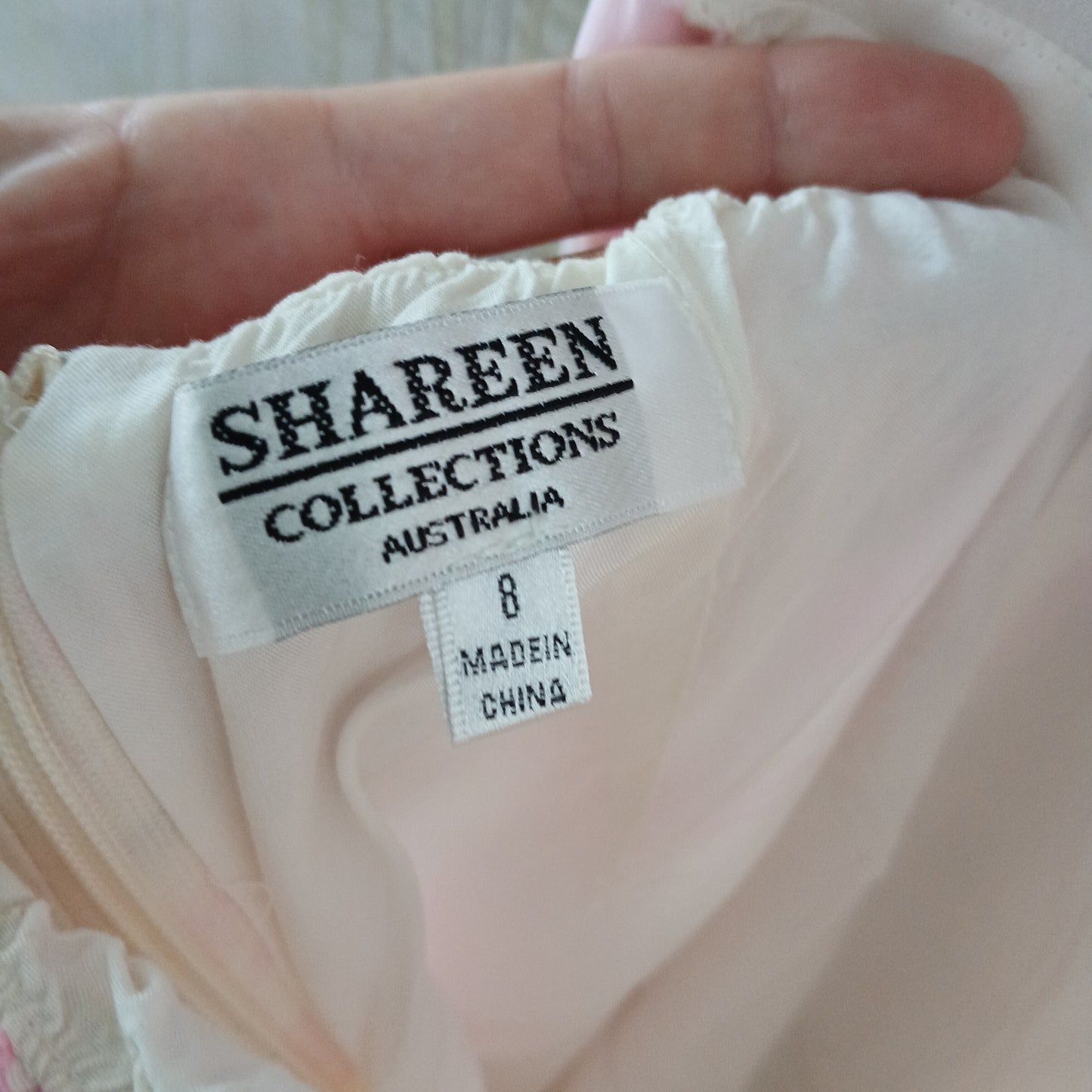 (8) Shareen Floral Tie Back Dress