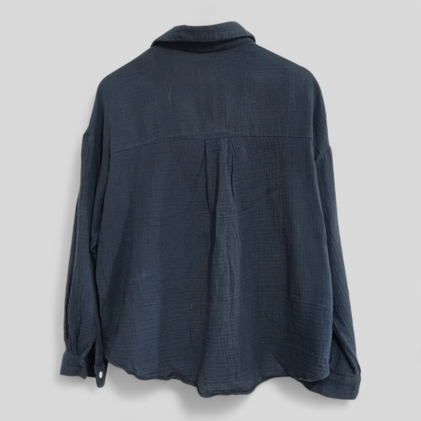 (L) Shein | LS Navy Shirt
