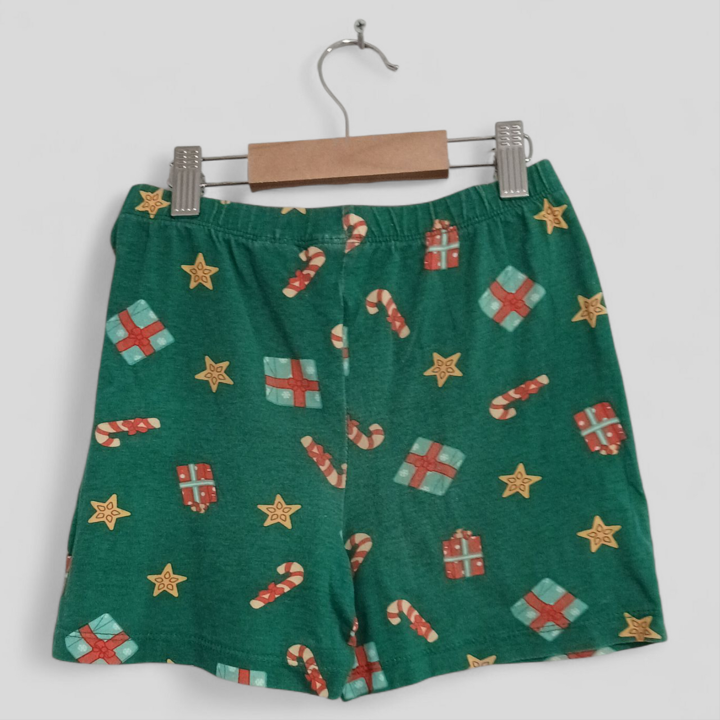 (6JNR) Bluey Christmas PJ Shorts