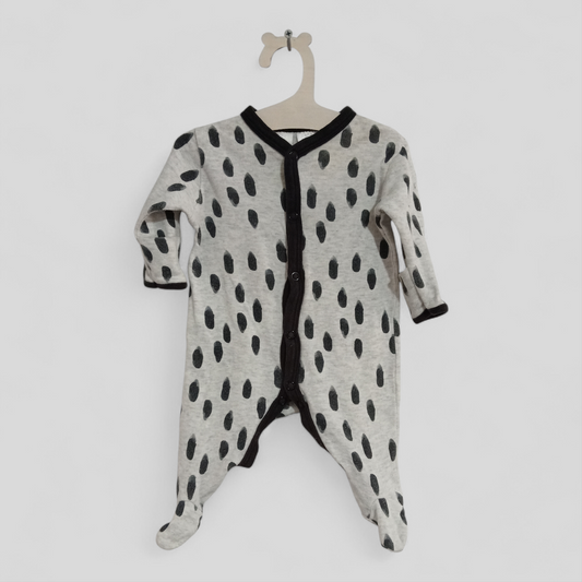 (0000JNR) Dymples | BW LS Onesie