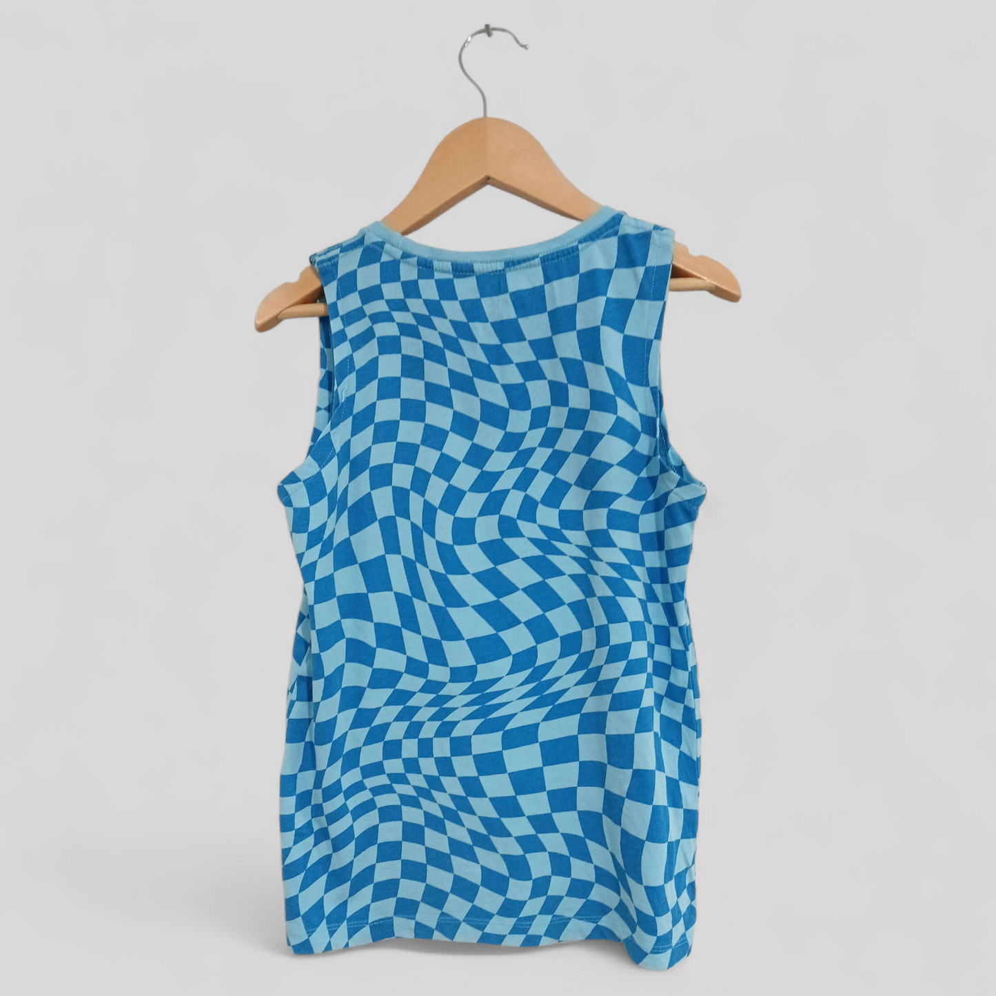 (8JNR) K-D | Blue Patterened Tank