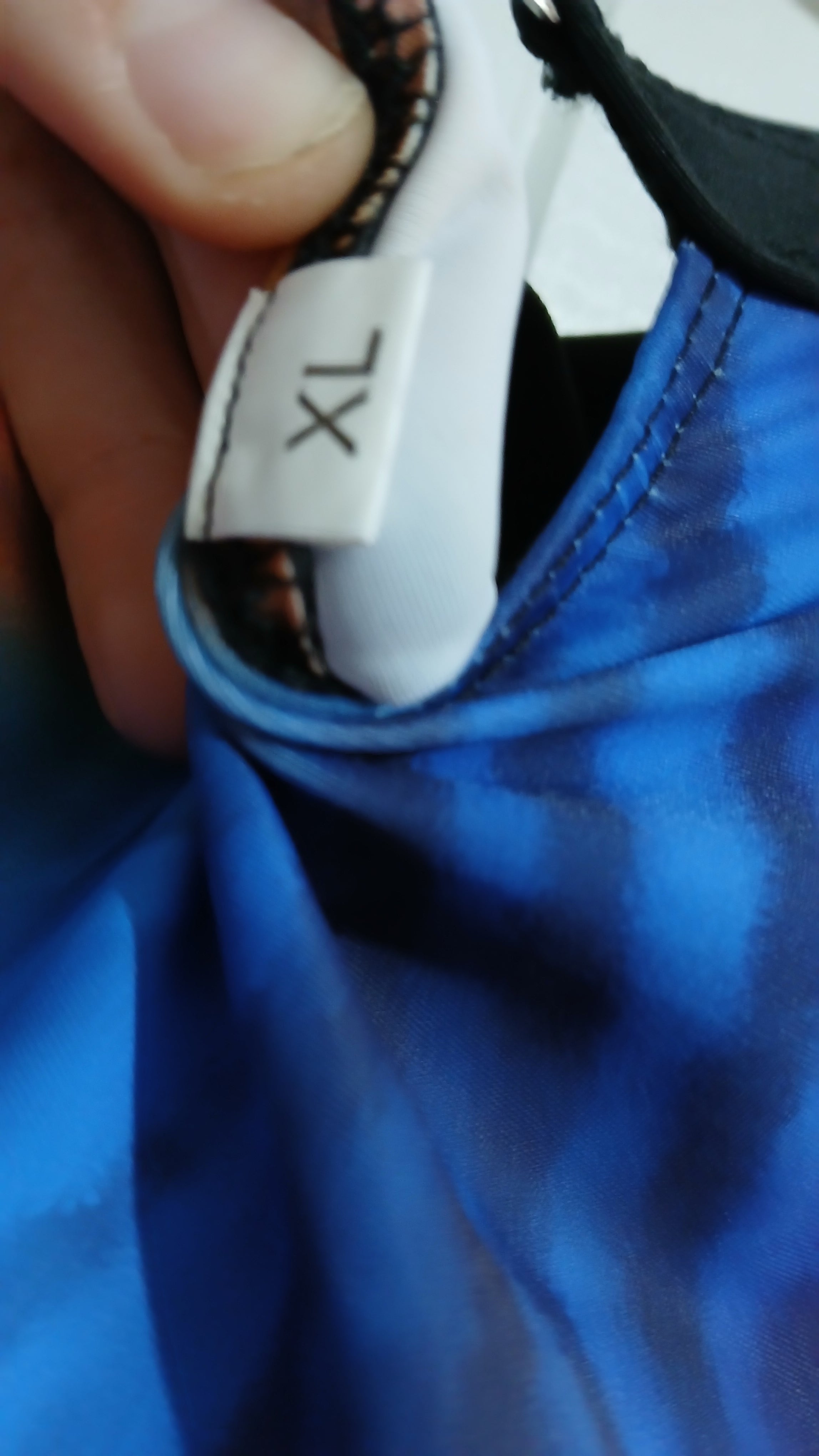 Image of (XL) Orange/Blue Swim Top