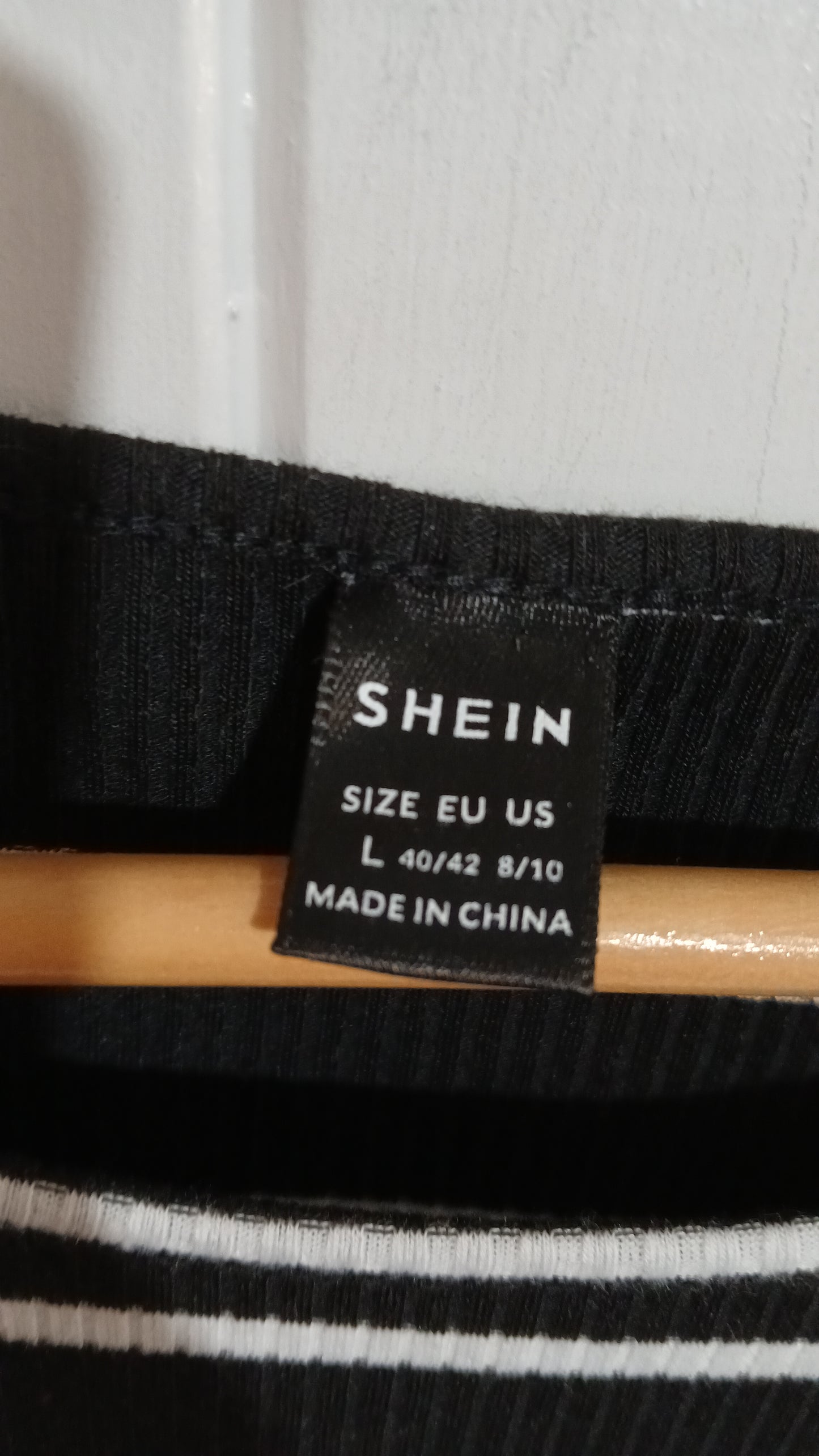 (L) Shein | Striped Maternity Dress