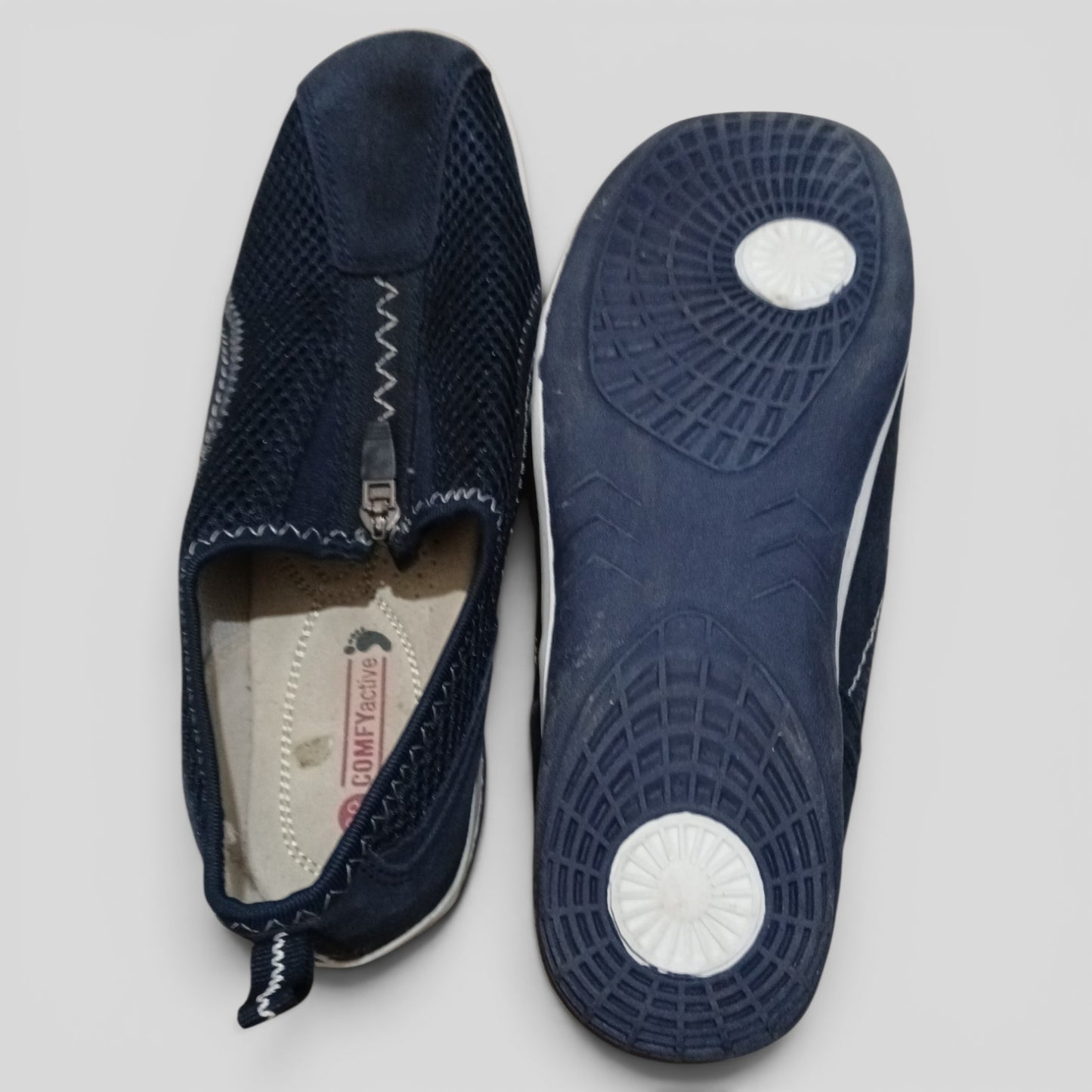 (38) ComfyActive | Navy Shoes