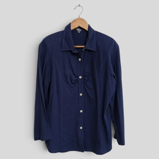 (S) Renzi Vorsa | Navy Blouse