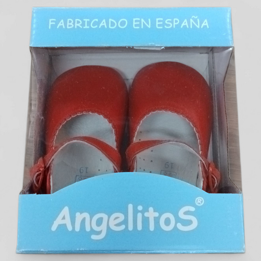(19) BNWT | Angelitos | Rojo Baby Shoes