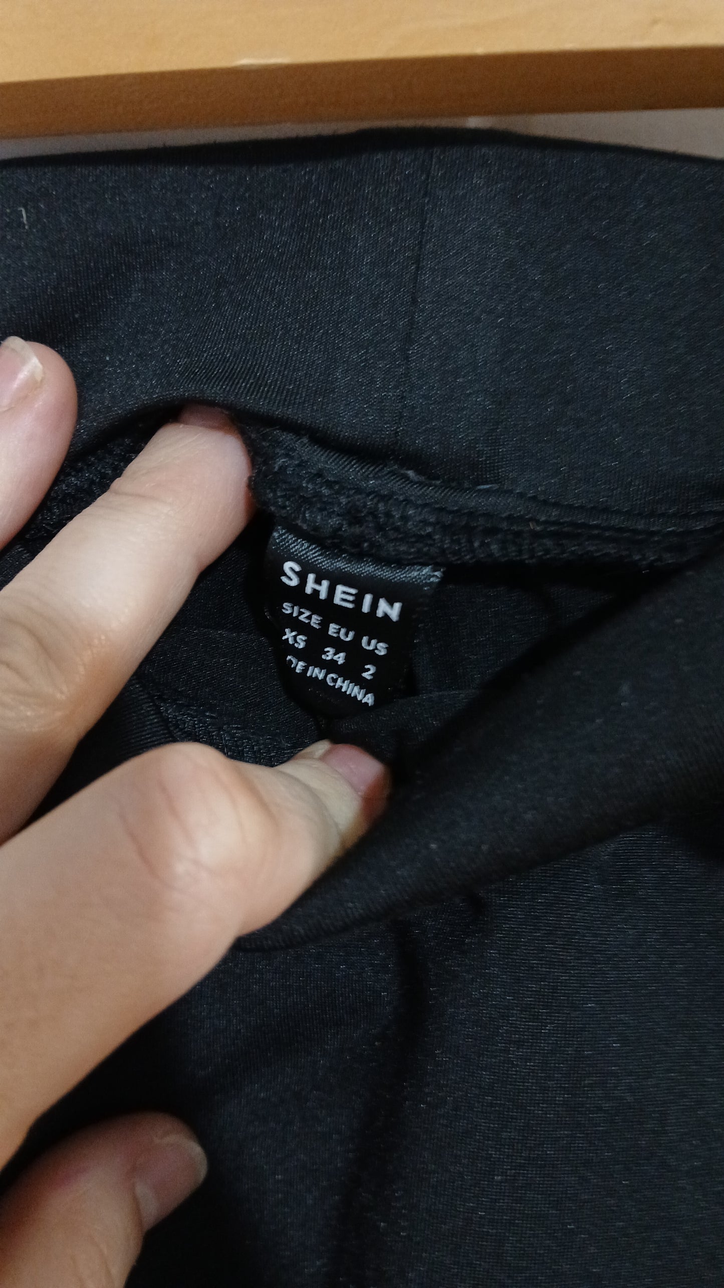 (XS) Shein | Black Skort