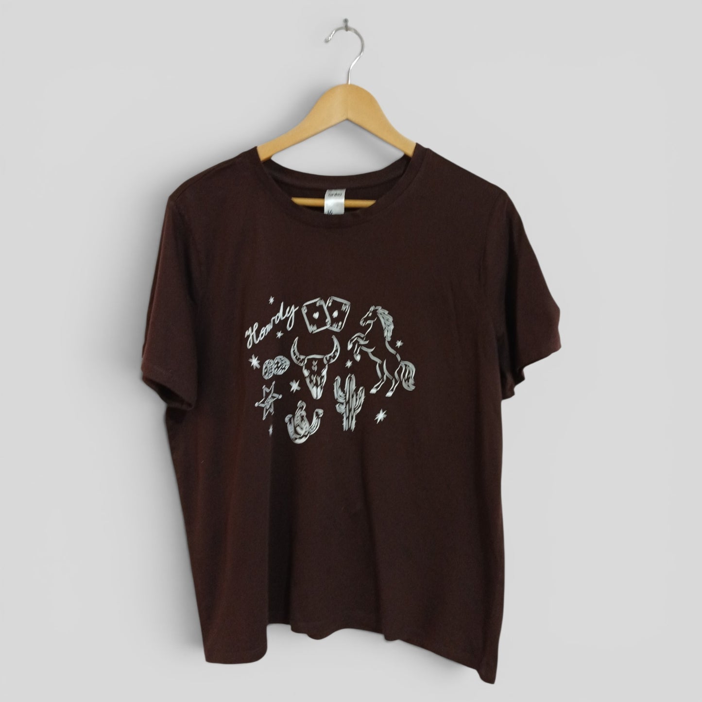 (16) Anko | Brown Howdy Tee