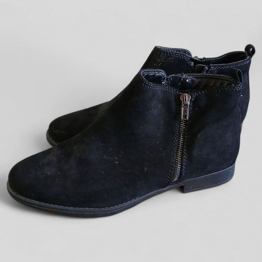 (9) Brilliant Basics | Black Suede Boots