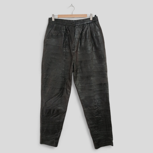 (L) Borra Valente Italy | Genuine Leather Pants