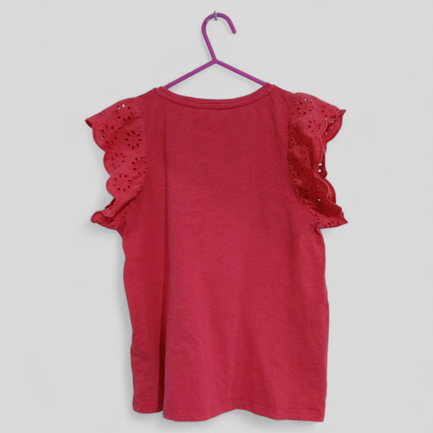 (9-10JNR) H&M | Lace Shoulder Blouse
