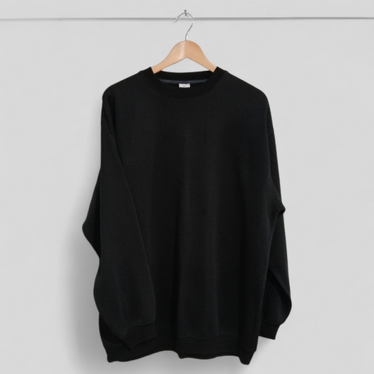 (XXL) Solutions | Black Sweater