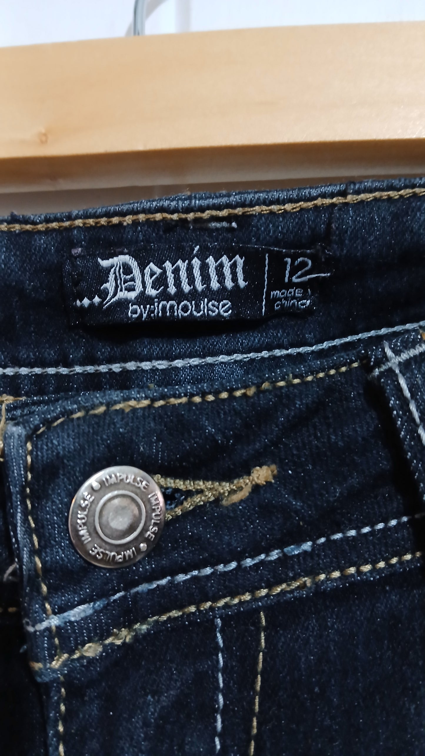 (12) Impulse | Black Denim Jeans