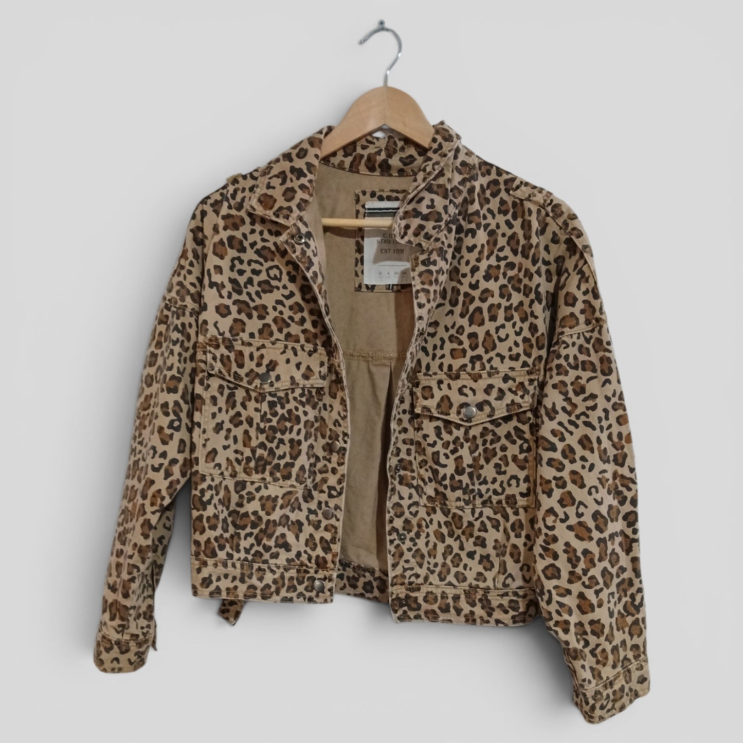 (8) Cotton On | Animal Print Jacket Denim