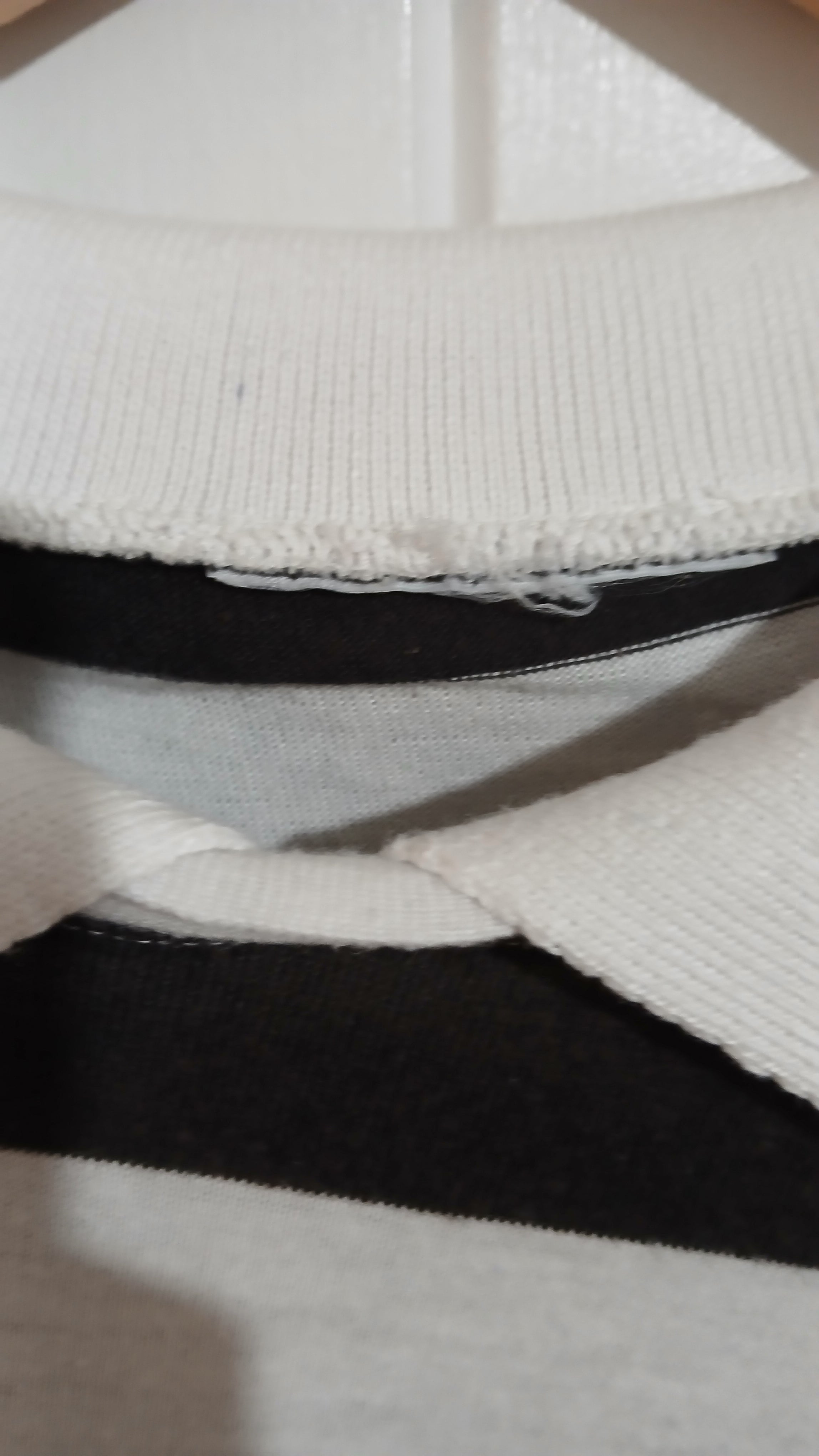 Image of (L) BW Striped Polo