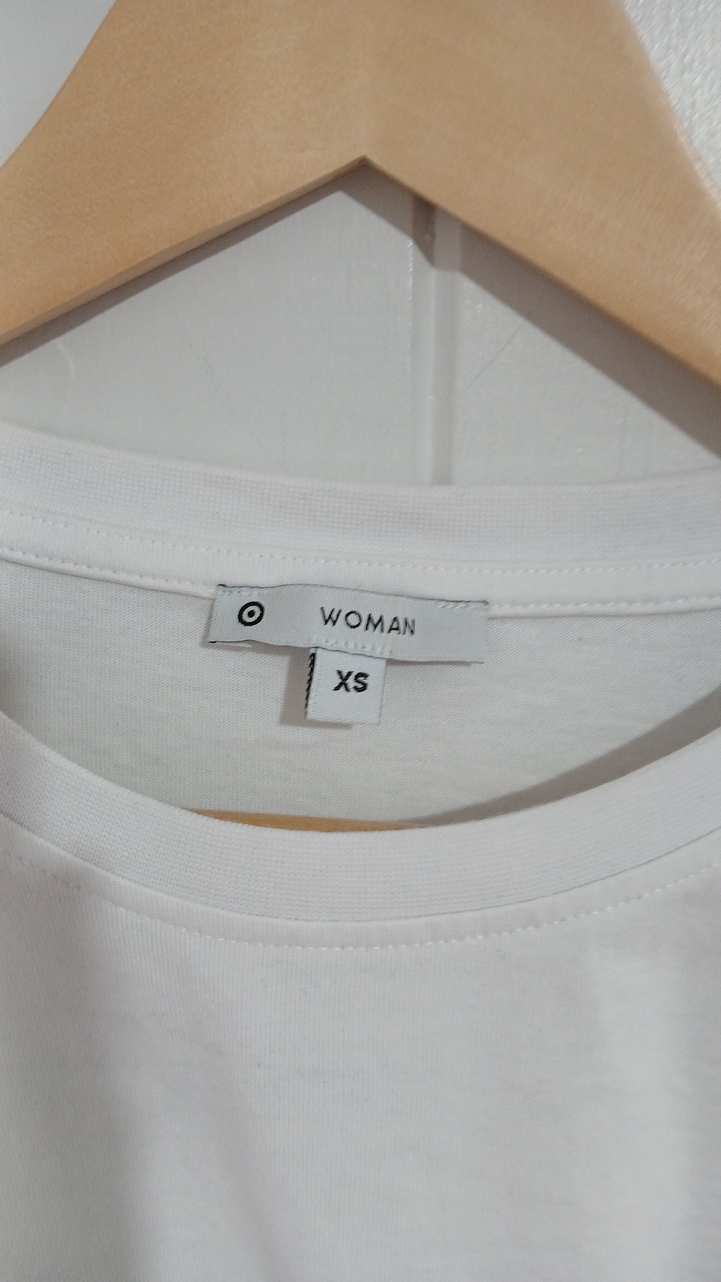 (XS) Target | Tie Front White Blouse
