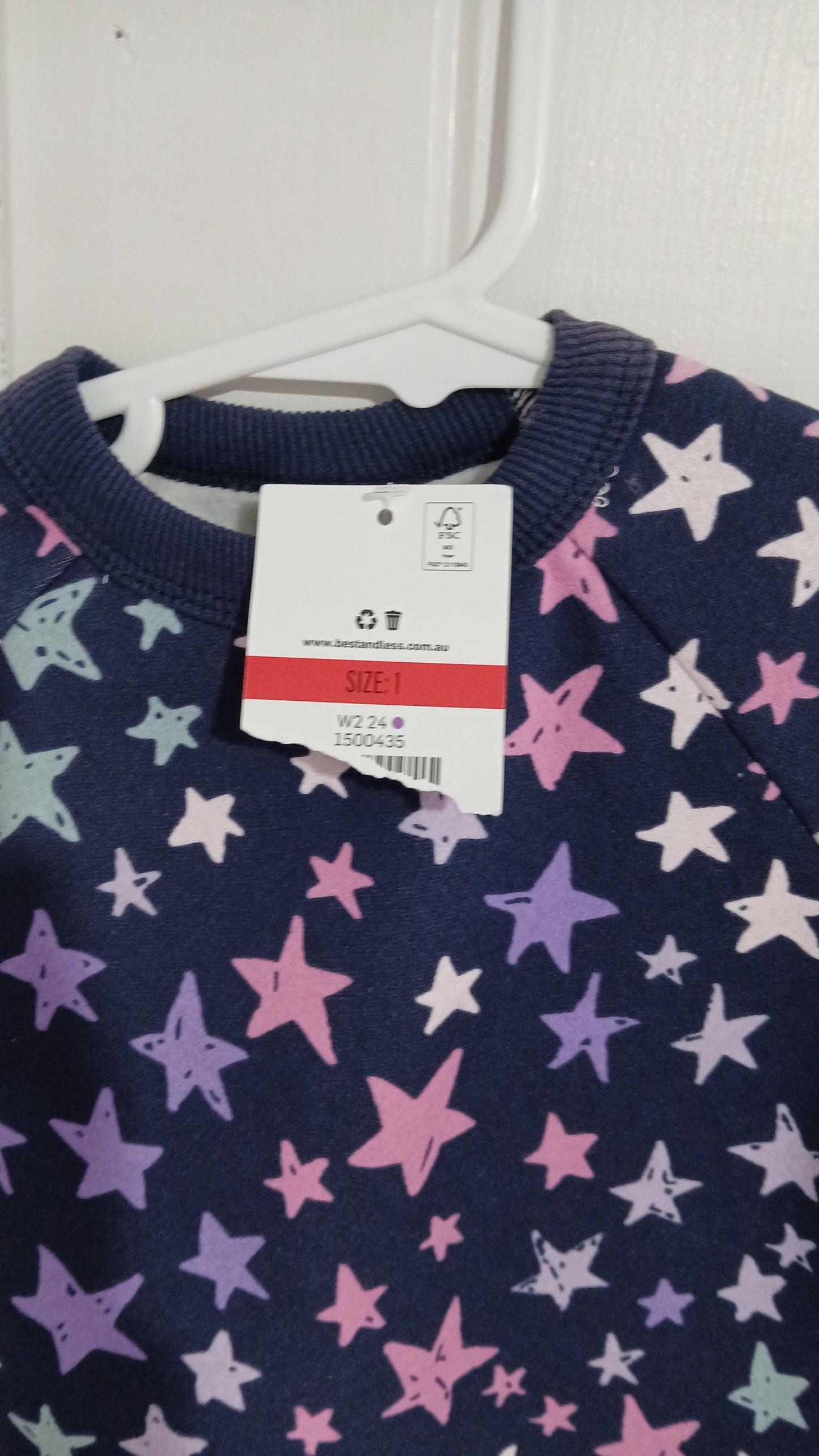 (1) BNWT | Mini Mango | Star Jumper Dress