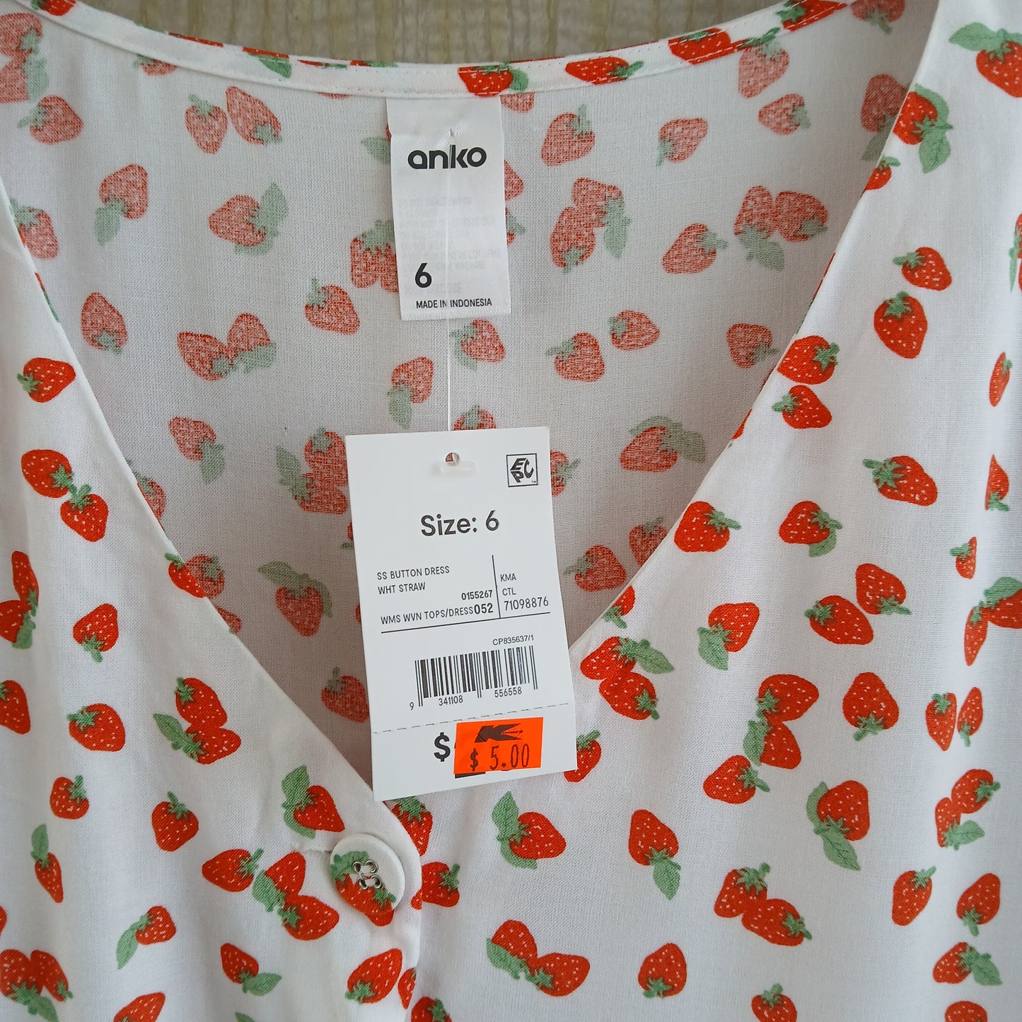 (6) BNWT Strawberry dress