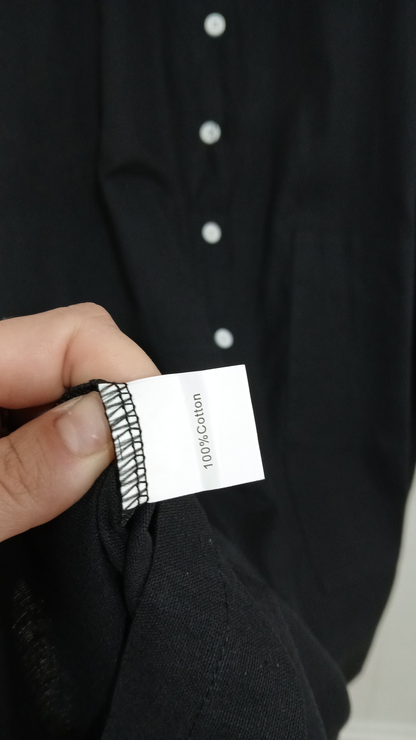 (XL) Black Tunic Dress