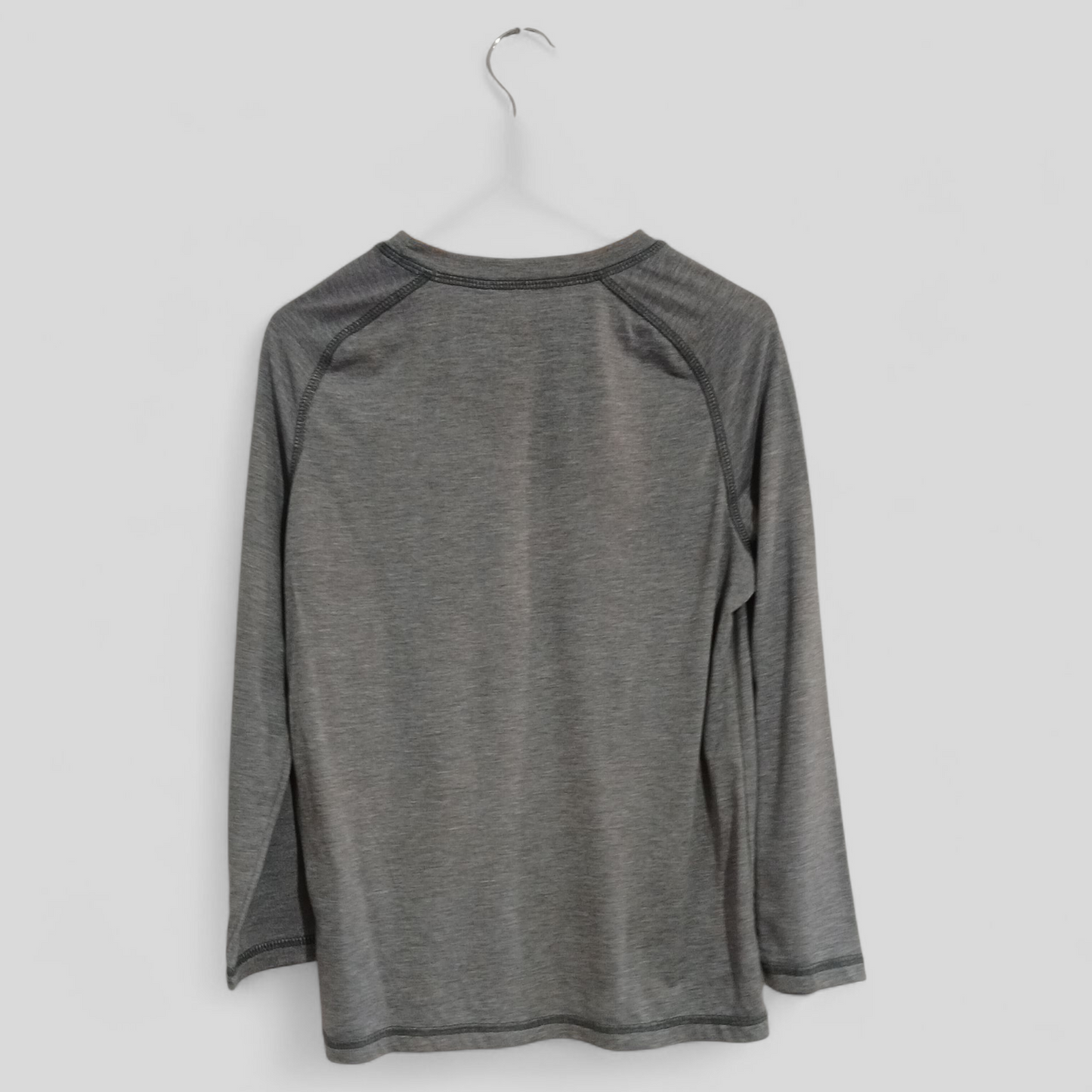 (8JNR) Elite | Grey Sports LS Shirt