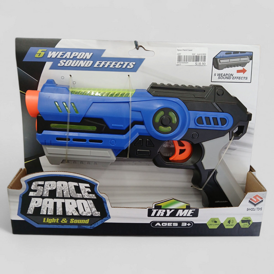 Space Patrol Laser Gun Lights & Sounds 26cm