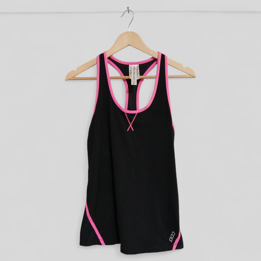 (L) Lorna Jane | Pink/Black Tank
