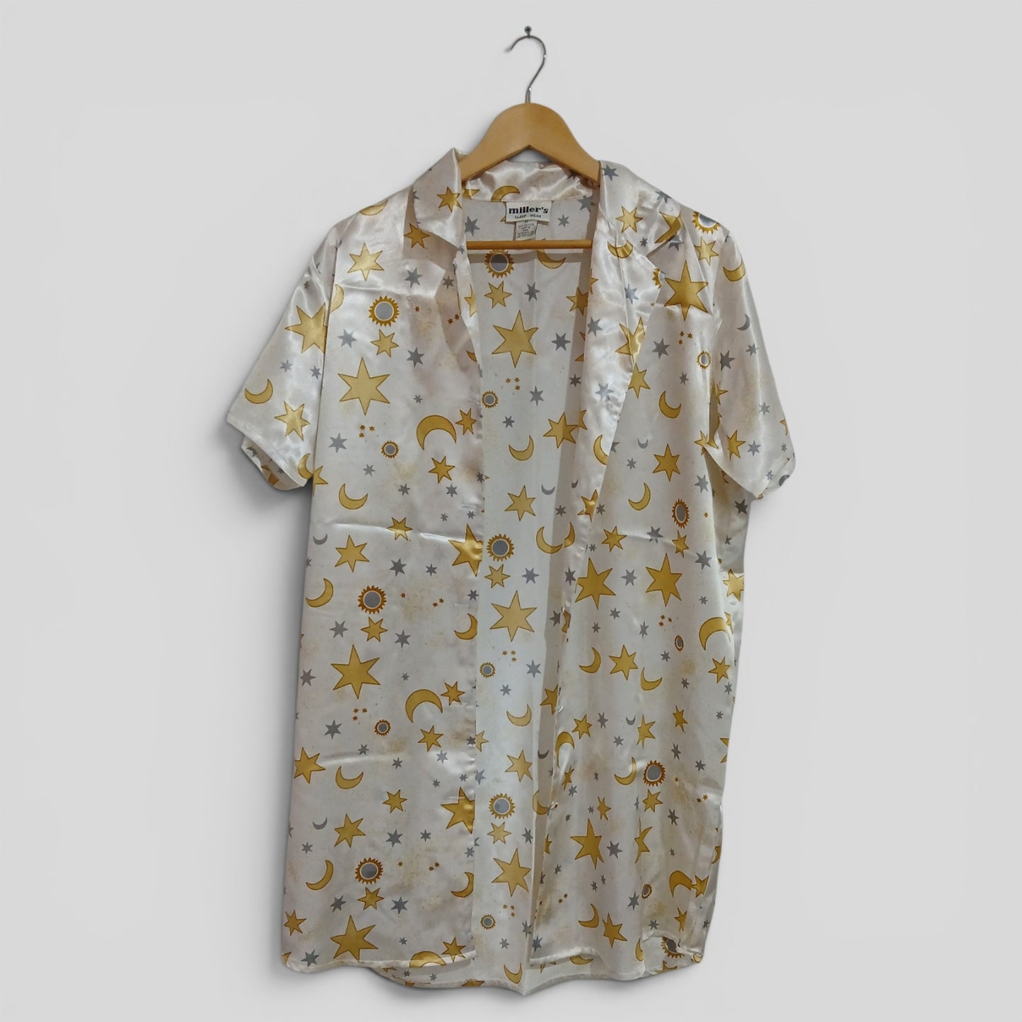 (10) Millers | Stars Moon Button Front Night Dress