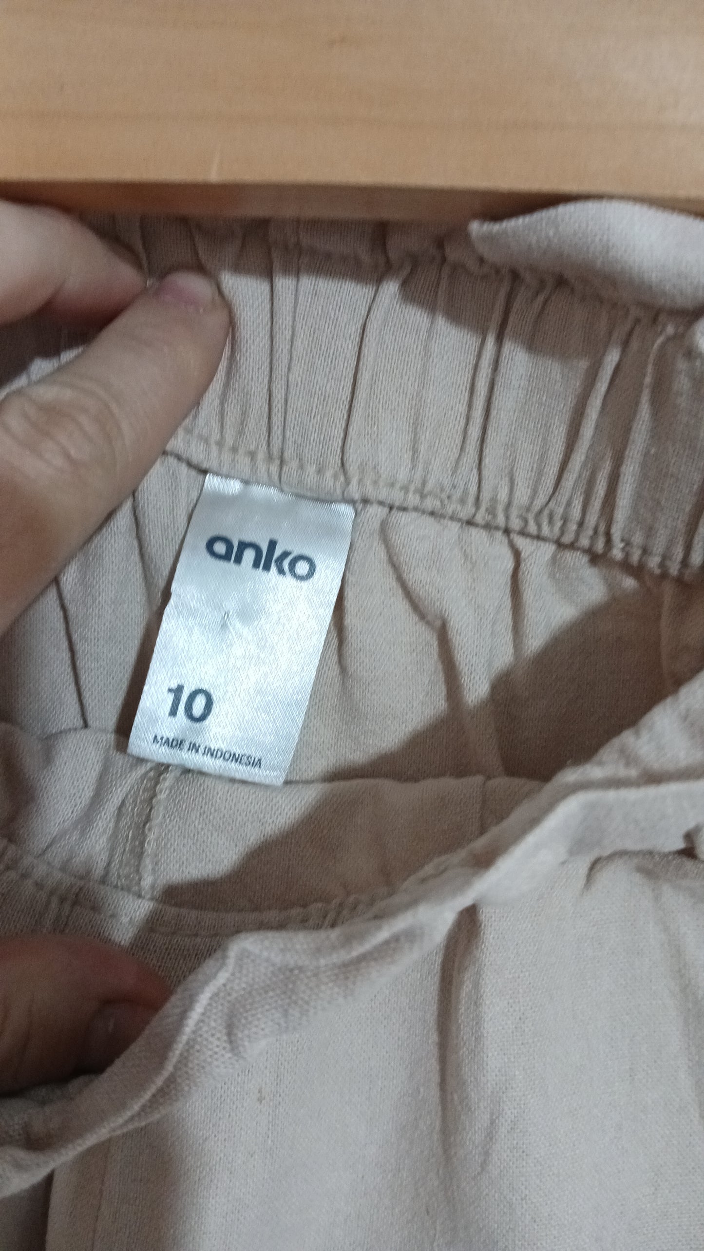 (10) Anko | Beige Linen Shorts