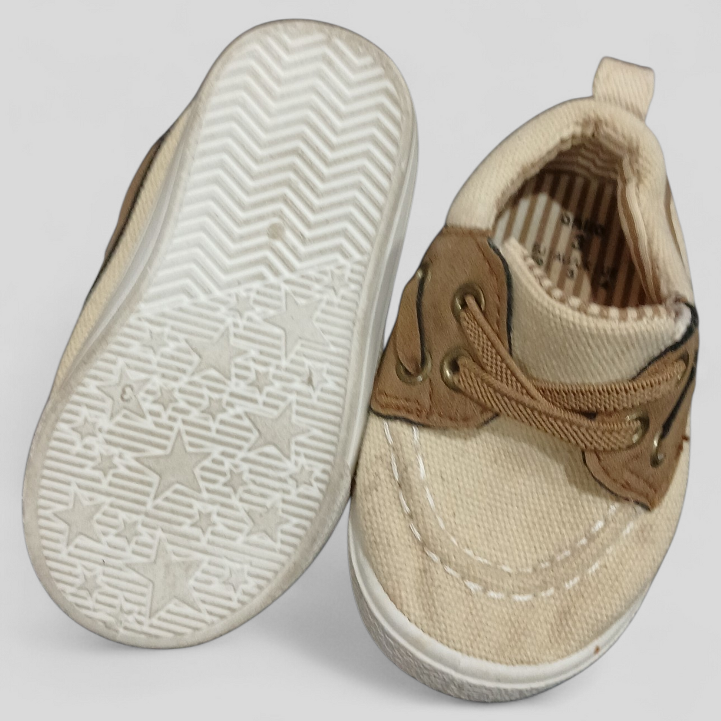(3JNR) Anko | Cream Brown Shoes