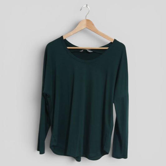 (M) Katies | Green LS Shirt