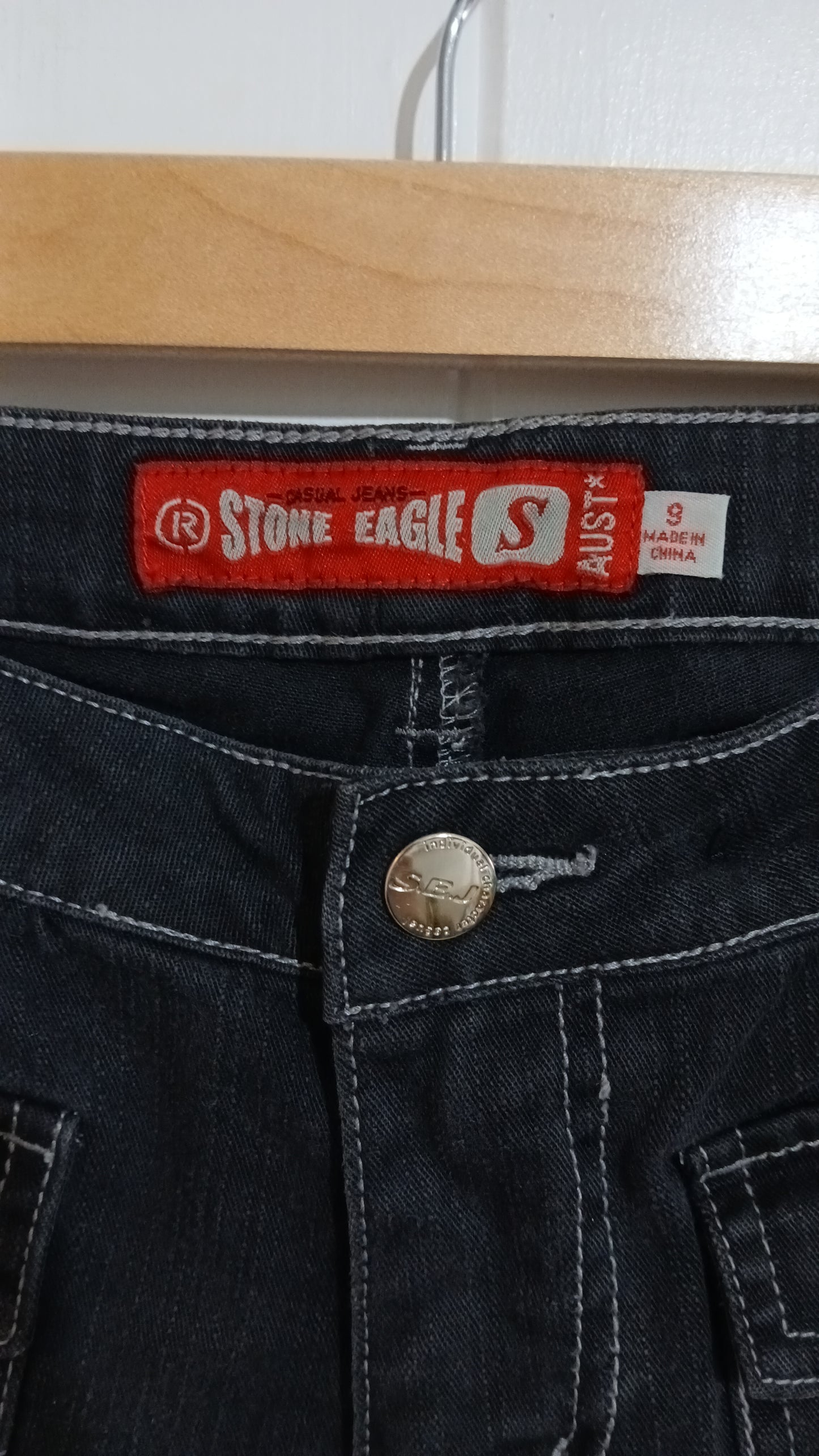 (S) Stone Eagle | Denim Capris