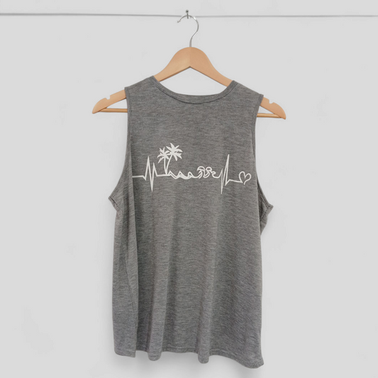 (XL) Emery Rose | Light Grey Tank