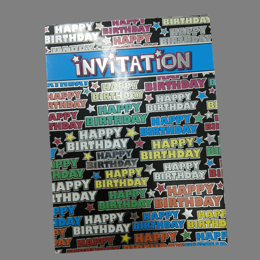 Invitation Pad | 145X195 HAPPY BIRTHDAY 25SHT