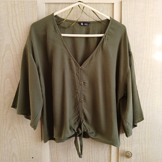 (XXS) Green Jay Jay's blouse