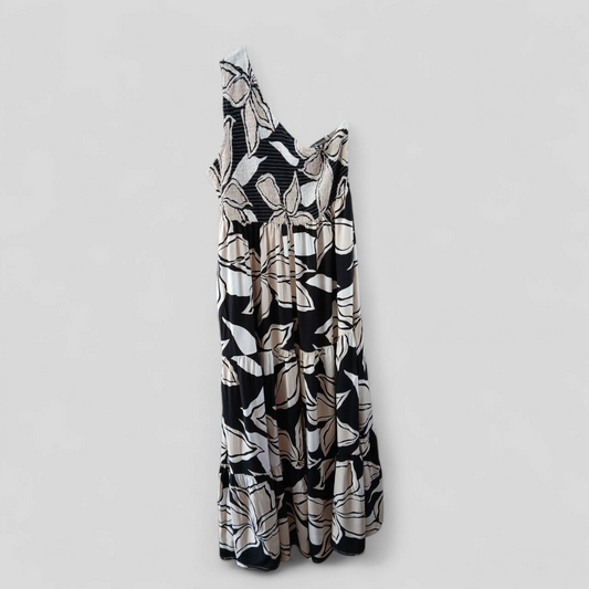 (16) BNWT | Spicy Sugar | One Shoulder Black Floral Dress