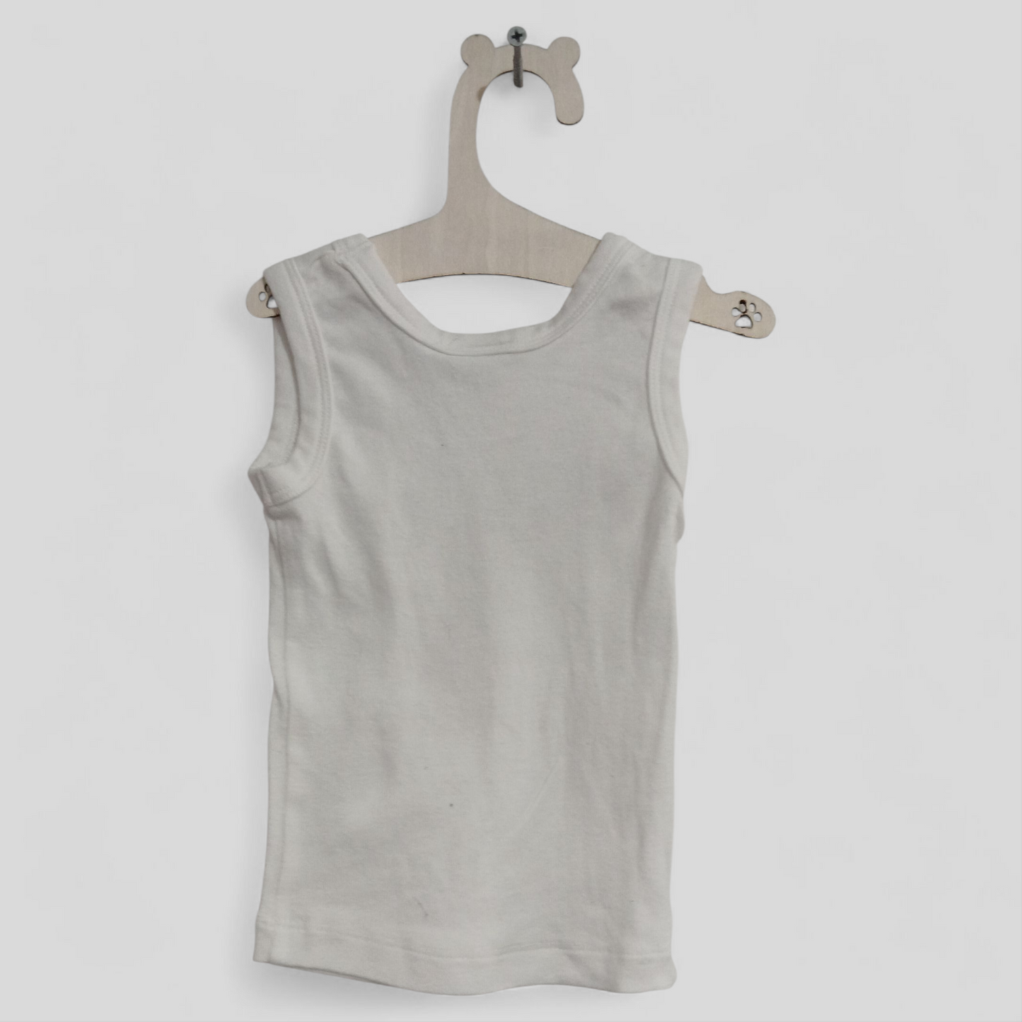 (00) Baby Berry | White My First Chrstmas Singlet