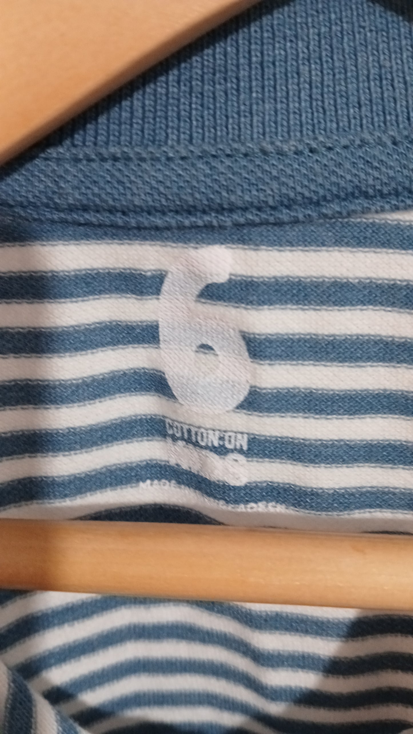 (6JNR) Cotton On | Striped Polo