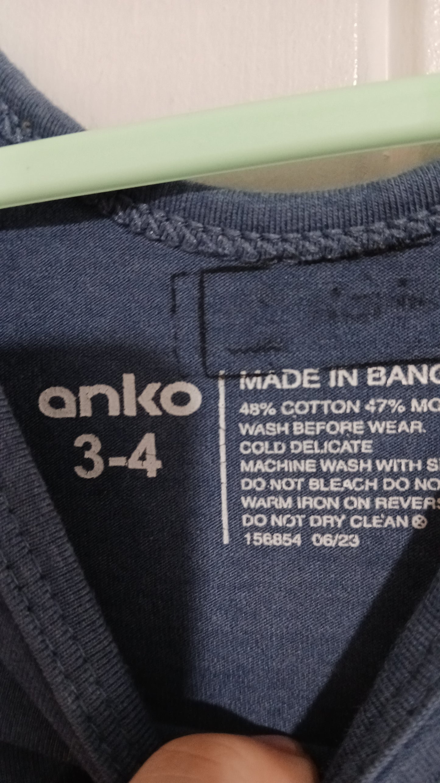 (3-4JNR) Anko | Blue Singlet