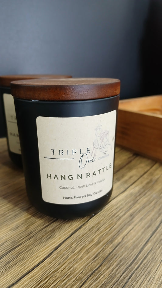Hang N Rattle | Coconut, Fresh Lime & Vanilla Candle