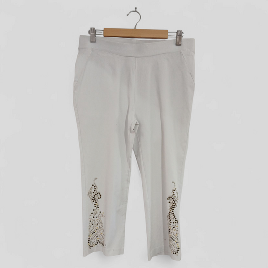 (14) Millers | White Capris