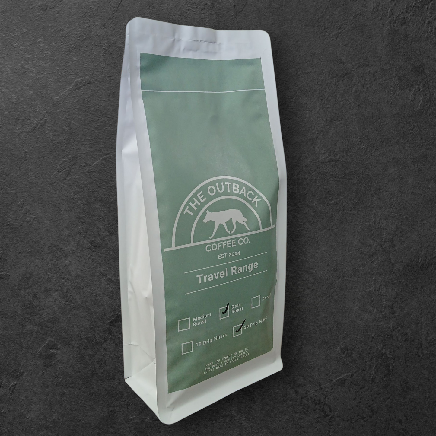 Travel Range | Dark Roast | The Outback Coffee Co