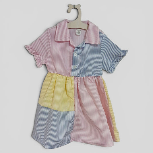 (12-18m) Shein | Striped Dress