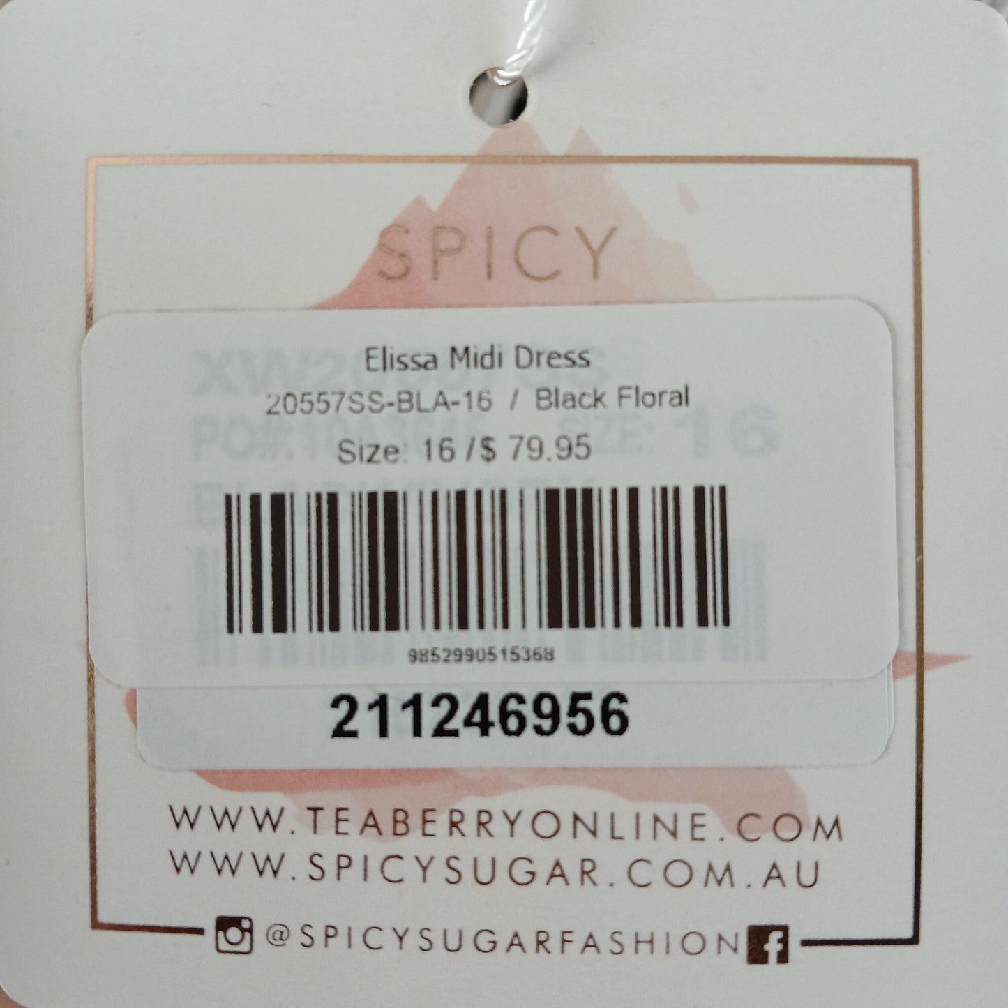 (16) BNWT | Spicy Sugar | One Shoulder Black Floral Dress