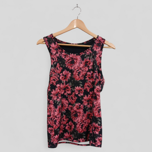 (L) Floral Active Tank