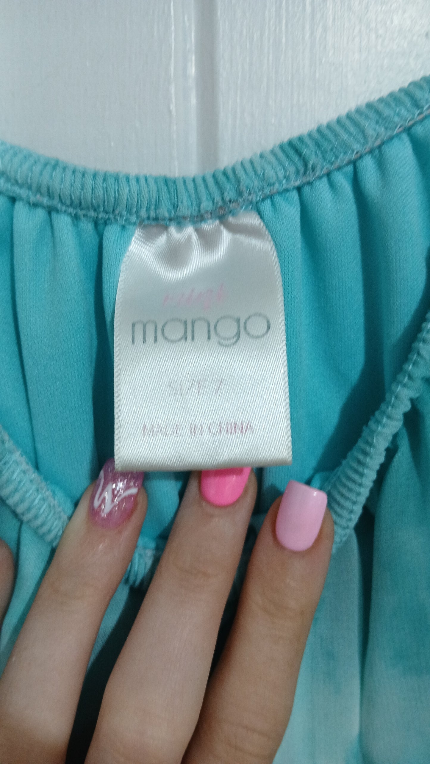 (7JNR) Mini Mango | Blue Dress